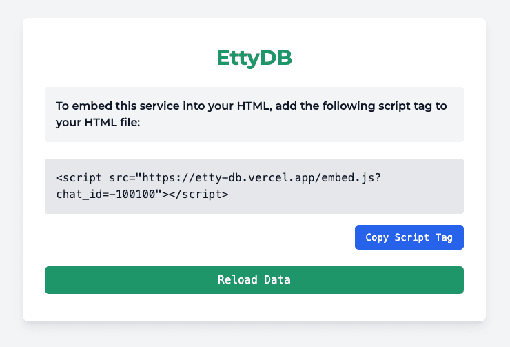 EttyDB